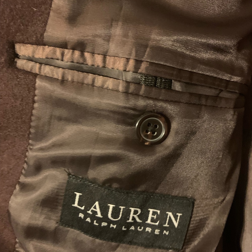 Lauren by Ralph Lauren jacket wine color size 42R. - Picture 5 of 9